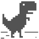 Chrome Dino is a fun and addicting dinosaur game with simple rules but challenging gameplay. Eat smaller dinosaurs to grow bigger, avoid getting hit by the big dinos and make your way through the levels!